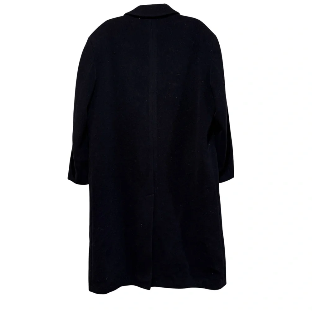 HUGO BOSS Men Pure New Wool Overcoat Coat 42R Classic Preppy Old Money Italy‎